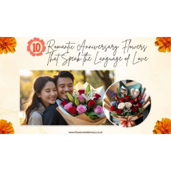 10 Romantic Anniversary Flowers That Speak the Language of Love